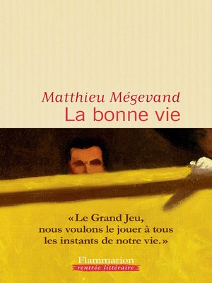 cover image of La bonne vie